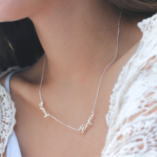 Your Heart's Story: The Custom Two Name Necklace Journey