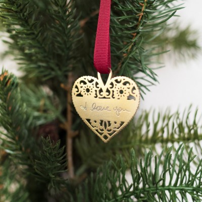 Handwriting Christmas Ornament - Personalized Christmas Ornament - Custom Ornament - Christmas Decoration - Home Decor - Christmas Gift