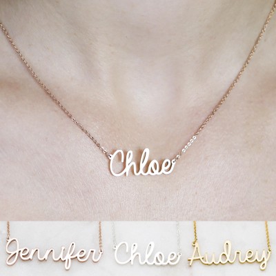 Personalized Name Necklace - Customized Your Name Jewelry - Best Friend Gift - Office Jewelry - Gift for Her - Christmas Gift