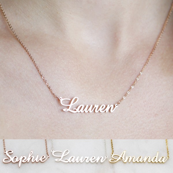 Personalized Name Necklace - Customized Your Name Jewelry - Best Friend Gift - Office Jewelry - Gift for Her - Christmas Gift