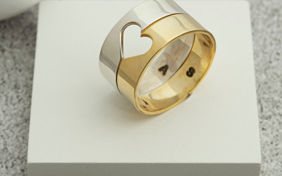 Your Love Story, Etched in Metal: Matching Couple Rings