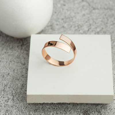 Personalized Couple Name Ring, Adjustable Sterling Silver, Gold & Rose Gold Plated for Men & Women, Valentines Gift, Gift for Wife,