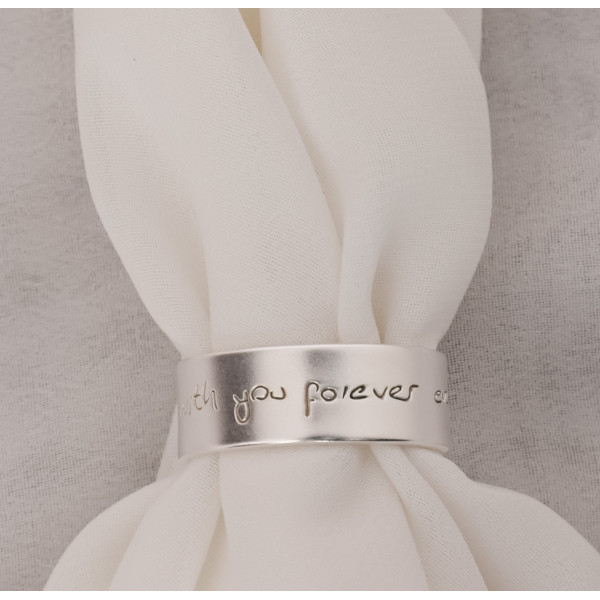 Personalized Hidden Message Memorial Engraved Ring for Him - Custom Valentine's Gift