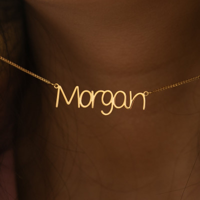 Personalized Gold Minimalist Name Necklace - Custom Jewelry Gift for Birthdays, Mother's Day, Christmas Gifts for Her