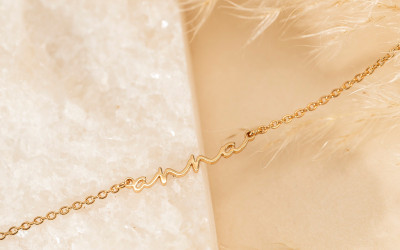 Custom Gold Name Necklace: Your Story, Our Craft, Pure Shine