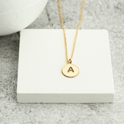 Personalized Gold Evil Eye Necklace, Good Luck Pendant, Mother's Day Gift, Gift for Her