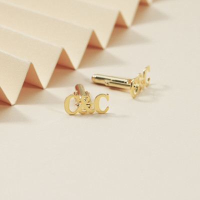 Personalized Initial Name Cufflinks for Dad - Father's Day Gift from Daughter, Groomsmen & Wedding Gift