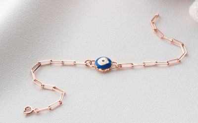 Your Lucky Charm: The Gold Evil Eye Bracelet Story