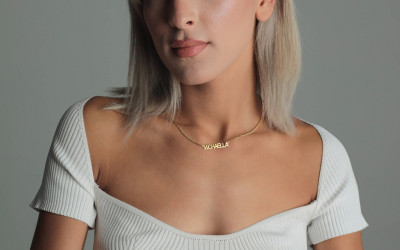 Your Name, Your Style: Custom Gold Necklace Love