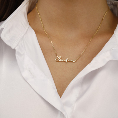 Personalized Dainty Name Necklace - Stylish Gift for Her | Tiny Name Jewelry