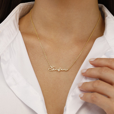 Personalized Dainty Name Necklace - Stylish Gift for Her | Tiny Name Jewelry