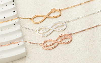 Your Love, Forever: The Craft of Our Infinity Name Necklace