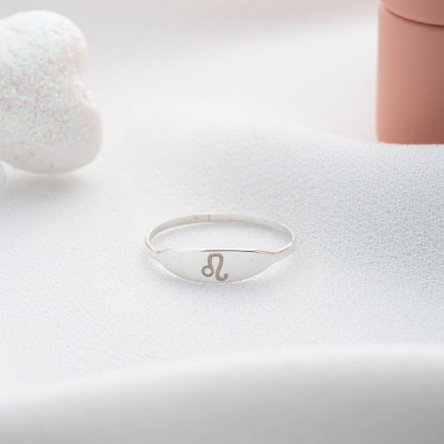 Custom Gold Zodiac Constellation Ring - Handmade Astrology Jewelry, Horoscope Star Ring