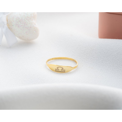 Personalized Zodiac Constellation Ring - Silver Gold Astrology Jewelry Gift for Her