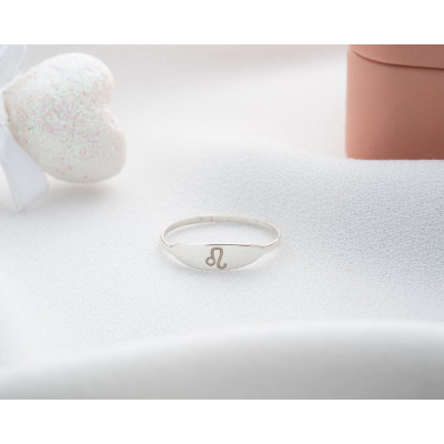 Personalized Zodiac Constellation Ring - Silver Gold Astrology Jewelry Gift for Her