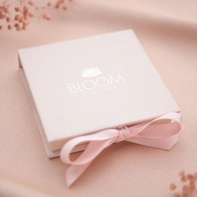 Sterling Silver Heart Mother of Pearl Personalised Necklace - Couples Gift for Her by Bloom Boutique