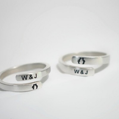 Adjustable Custom Name Ring, Engraved Name Ring, Sterling Silver Ring, Couple Ring, Lovers Ring, Valentine's Gift