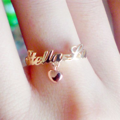 Any Name Ring, Custom Name Ring, Child Name Ring, Bridal Ring, Personalized Sterling Silver Rings