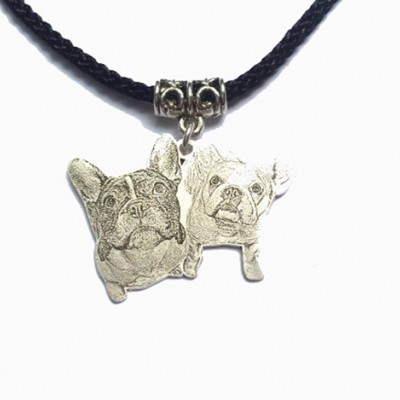 Cat and Dog Necklace, Custom Pet Necklace, Pet Memorial Necklace, Cat and Dog Necklace, Personalized Photo Necklace, Photo Pendant