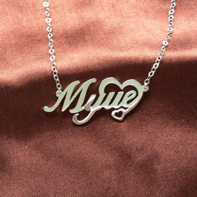 Custom Name Necklace, Personalized Name Necklace, Any Name Necklace, Jewellery, Jewelry for Her,  Name Necklace in 925 Sterling Silver