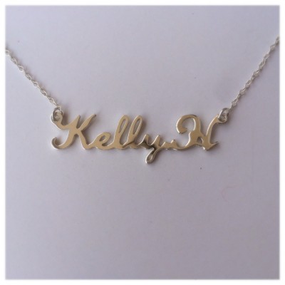 Custom Name Necklace?Personalized Silver Necklace?Any Name Necklace?Personalized Engraved Necklace? Mother's Gift