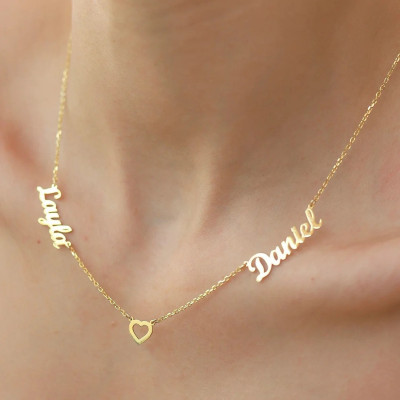 Custom Gold Name Necklace, Personalized Cursive Script Jewelry, Women's Gift, Birthday Present, Mother's Day