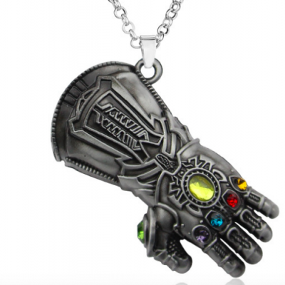 Infinity Stones - Infinity Gauntlet Necklace - Avengers Inspired - Marvel Inspired-- Thanos Gauntlet- Cosplay - Infinity War