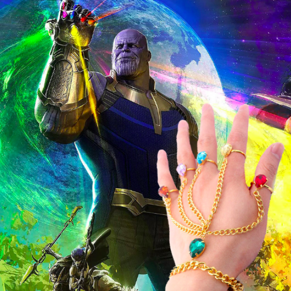 Infinity Stones Bracelet - Infinity Gauntlet Handchain - Avengers Inspired - Marvel Inspired-- Thanos - Cosplay - Infinity War