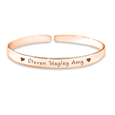 8mm Endless Bangle - Rose Gold - Custom Jewellery By All Uniqueness