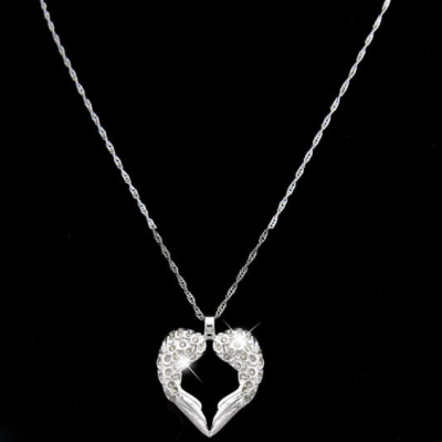Angels Heart - Silver - Custom Jewellery By All Uniqueness