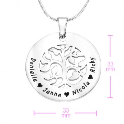 BFS Family Tree Necklace - Custom Jewellery By All Uniqueness