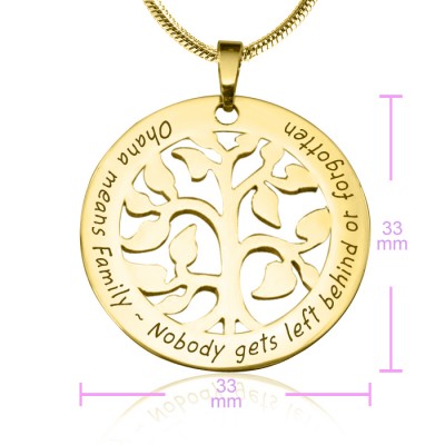 Ohana Tree - Gold Plated *Limited Edition - Custom Jewellery By All Uniqueness