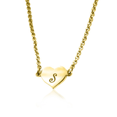 Precious Heart - Gold Plated - Custom Jewellery By All Uniqueness