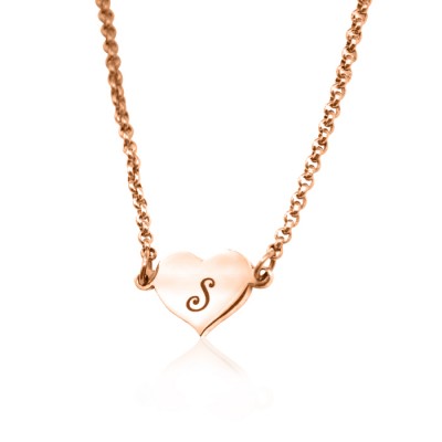 Precious Heart - Rose Gold Plated - Custom Jewellery By All Uniqueness