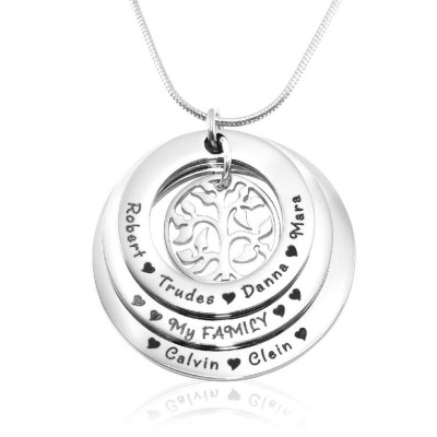 Family Triple Love - Silver - Custom Jewellery By All Uniqueness