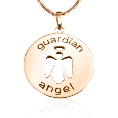 Guardian Angel Necklace 1 - Rose Gold Plated - Custom Jewellery By All Uniqueness
