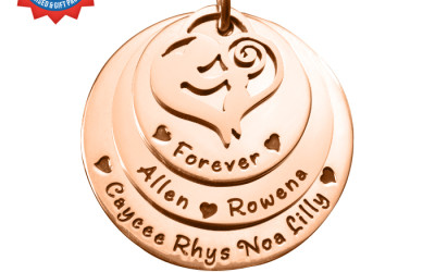 Crafting Love: Unveiling Our Mother's Rose Gold Triple Disc Necklace