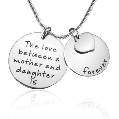Mother Forever Necklace - Silver - Custom Jewellery By All Uniqueness