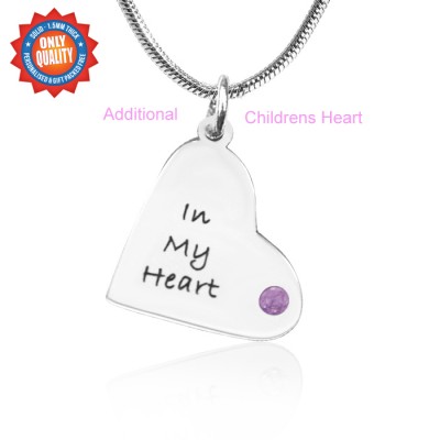 Additional Childrens Heart Pendant - Custom Jewellery By All Uniqueness