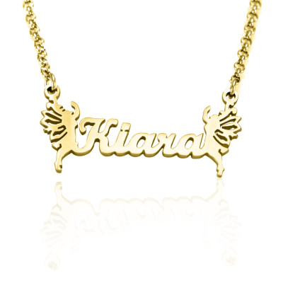 Name Necklace - Gold Plated - Custom Jewellery By All Uniqueness