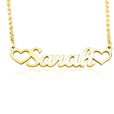 Name Necklace - Gold Plated - Custom Jewellery By All Uniqueness