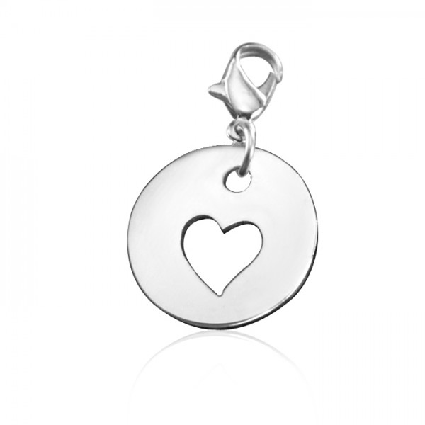 Cut Out Heart Charm - Custom Jewellery By All Uniqueness