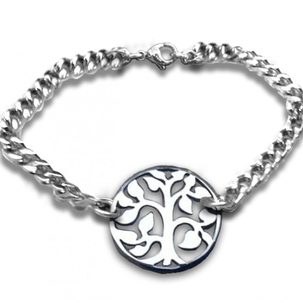 Tree Bracelet - Silver - Custom Jewellery By All Uniqueness