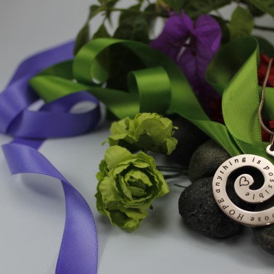 Swirls of Time Necklace - Rose Gold Plated - Custom Jewellery By All Uniqueness