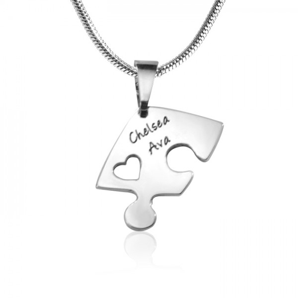 Triple Heart Puzzle - Three Necklaces - Custom Jewellery By All Uniqueness