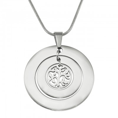 Circles of Love Necklace Tree - Silver - Custom Jewellery By All Uniqueness