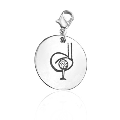 Golf Charm - Custom Jewellery By All Uniqueness