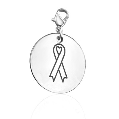 Ribbon For a Cause Charm - Custom Jewellery By All Uniqueness