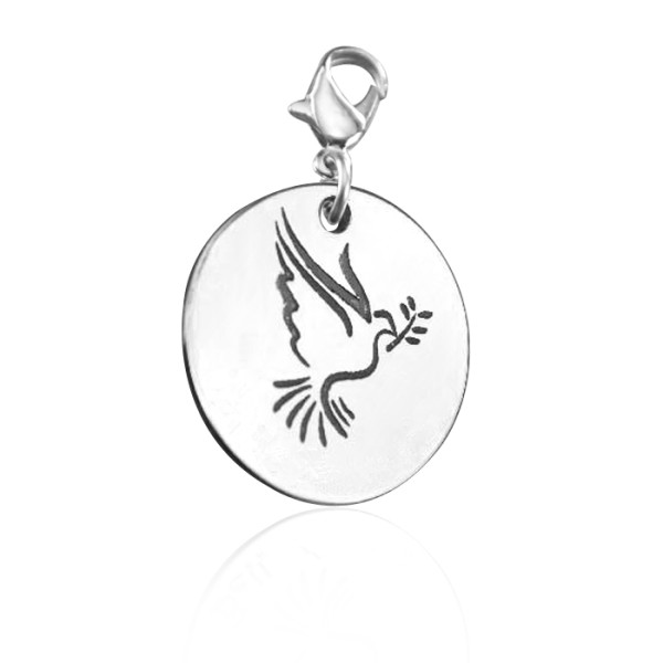 Peaceful Dove Charm - Custom Jewellery By All Uniqueness