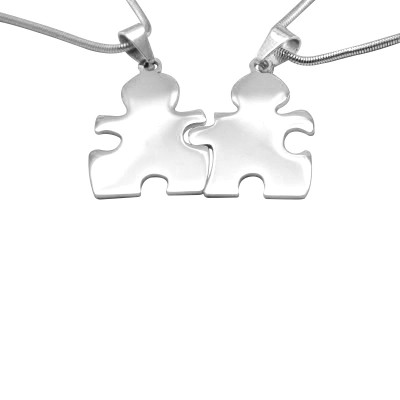 Puzzle Necklace - Silver - Custom Jewellery By All Uniqueness